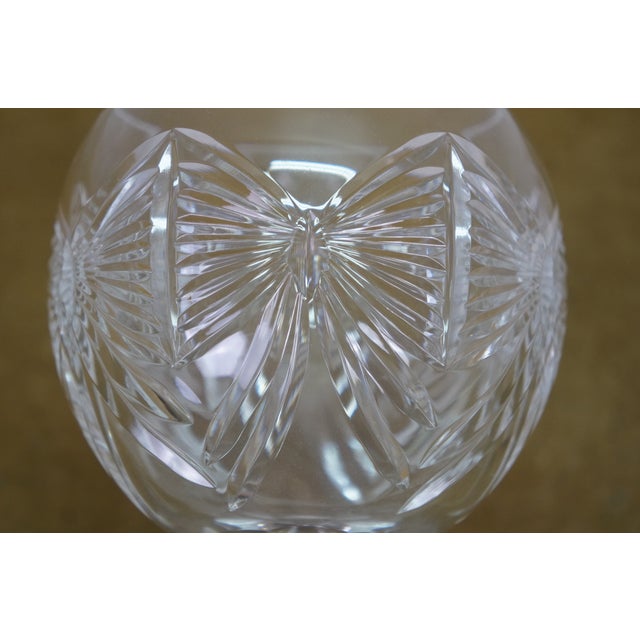 Late 20th Century 6 Waterford Crystal Millennium Series Balloon Toasting Wine Goblets Glasses 8" For Sale - Image 16 of 17