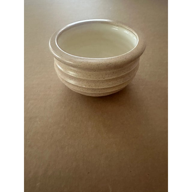 Mid-Century Modern Handmade Studio Pottery Bowl in Natural Glaze For Sale - Image 3 of 4