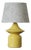 Yellow Ceramic Table Lamp by Hasle Keramik, Denmark, 1970s For Sale