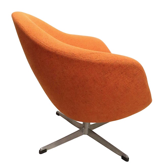 Mid 20th Century Mid Century Swivel Pod Chair by Bramminge Mobelfabrik C. 1950/60's For Sale - Image 5 of 12
