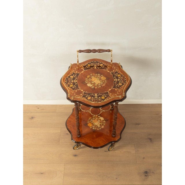 Mid-Century Italian Bar Cart For Sale - Image 6 of 11