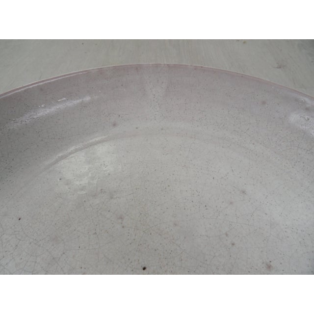 Late 18th Century 18th Century Asian Style White Charger For Sale - Image 5 of 8