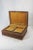 Vintage Hinged Leather and Brass Velvet Lined Box For Sale - Image 11 of 11
