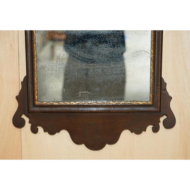 18th Century Georgian Style Mirror in Giltwood, 1880s For Sale - Image 16 of 18