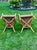 Pottery Barn Two Wicker, Rattan and Bamboo Boho Chic Style, Arm Chairs, W/Tan Cushions, 1990’s For Sale - Image 4 of 12