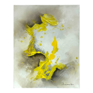 Contemporary Abstract Expressionist Painting "Entre Tu Y Yo" by Carlos Tirado, Signed