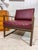 Lounge Chair in Dark Red Leather by Andy Thornton, England, 1980s For Sale - Image 4 of 13
