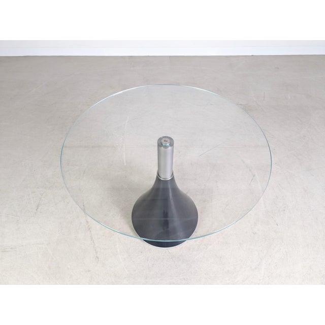 Modern Round Glass Dining Table from Rolf Benz For Sale - Image 4 of 9