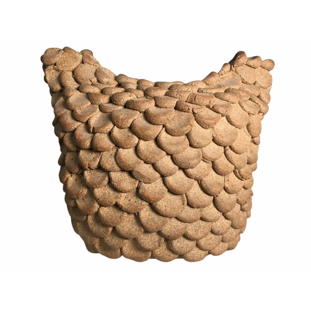 1980s Vintage 1980s Clay Owl Sculpture For Sale - Image 5 of 11