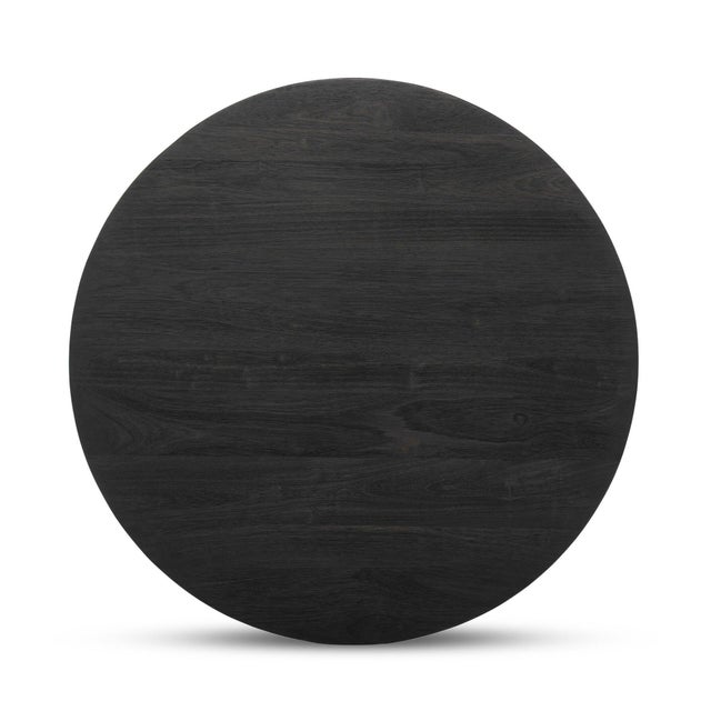 Four Hands Mesa Round Coffee Table - Ebony Parawood 38" For Sale In Austin - Image 6 of 7