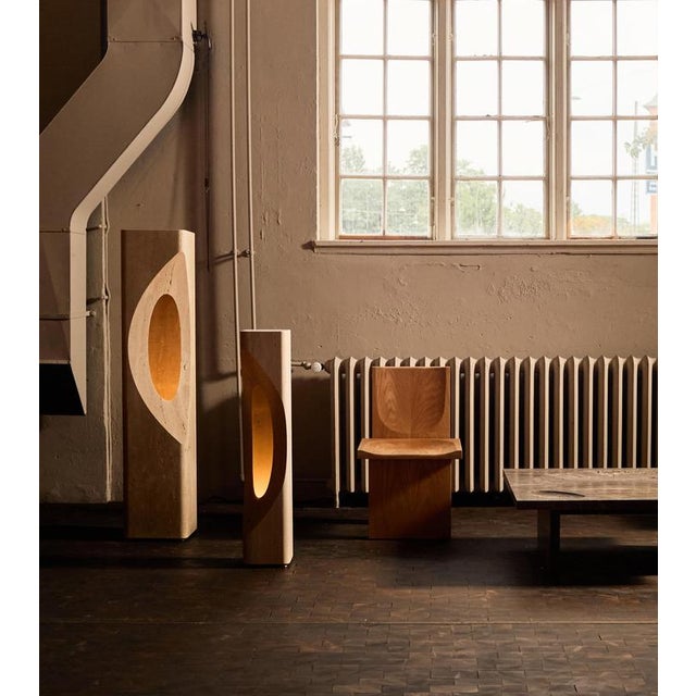 Contemporary Timber Mazer Chair by Tom Fereday For Sale - Image 3 of 6