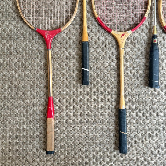 1980s Badminton Racquets - Set of 5 For Sale - Image 4 of 6