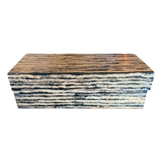 R & Y Augousti Bamboo Box For Sale