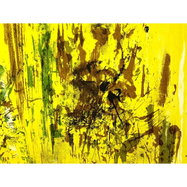 Zao Wou-ki - Original Lithograph - Abstract Composition 1962 For Sale - Image 4 of 8