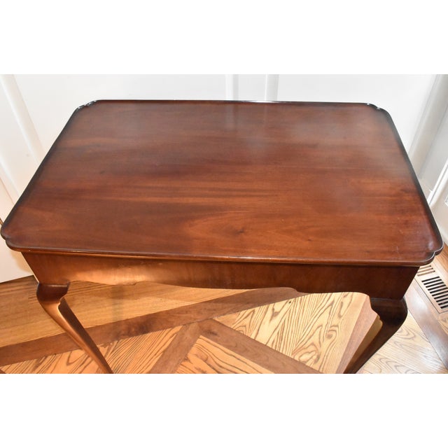 18th Century Mahogany Dutch Silver or Tea Table For Sale - Image 4 of 7