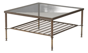 Mid-Century Brass Coffee Table, 1950s
