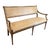 Neirmann Weeks Silk Velvet Upholstered Annecy Bench For Sale