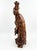 Chinese Impressive and Substantial 23-Inch Carved Wood Statue of Shou Lao, Chinese God of Longevity – Mid-20th Century For Sale - Image 3 of 8