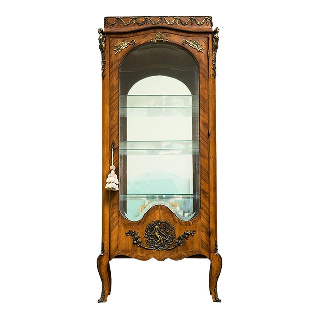 Late 19th Century Georgian Art Deco Glass Display Curio For Sale