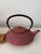Late 20th Century Asian Cast Iron Enameled Teapots, Pair For Sale In Miami - Image 6 of 8