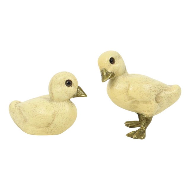 Duck Figurines in Resin and Brass from Malevolti, Italy, 1970s, Set of 2 For Sale - Image 9 of 13