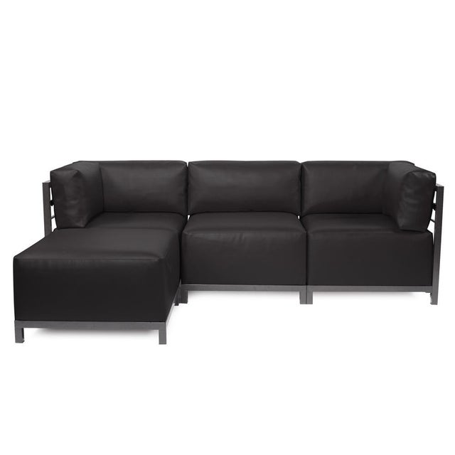 Axis 3pc Sectional Atlantis Black Titanium Frame For Sale In Chicago - Image 6 of 10
