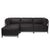 Axis 3pc Sectional Atlantis Black Titanium Frame For Sale In Chicago - Image 6 of 10