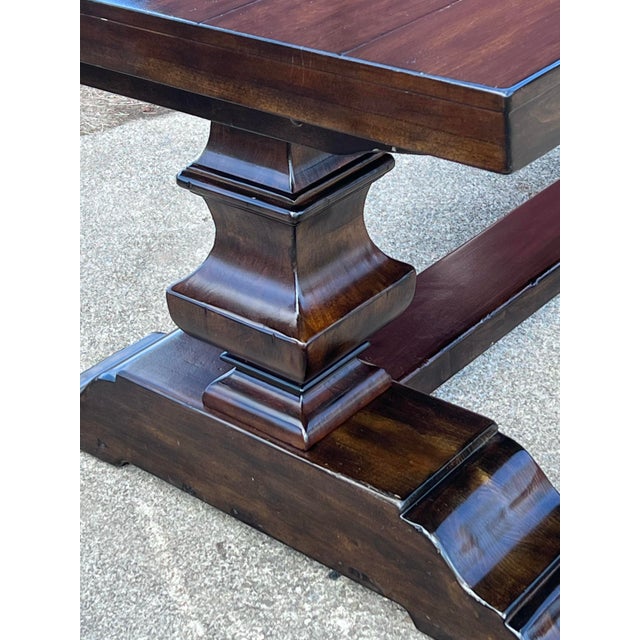 Pottery Barn Banks Extending Dining Table For Sale In New York - Image 6 of 10