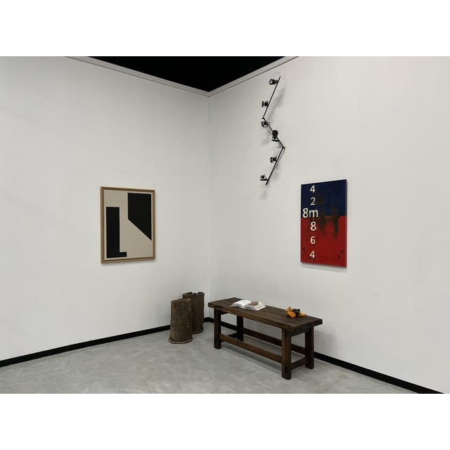 Former French Workbench in Oak, 1950s For Sale - Image 17 of 18