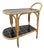 Bamboo Serving Trolley on Castors, 1950s For Sale