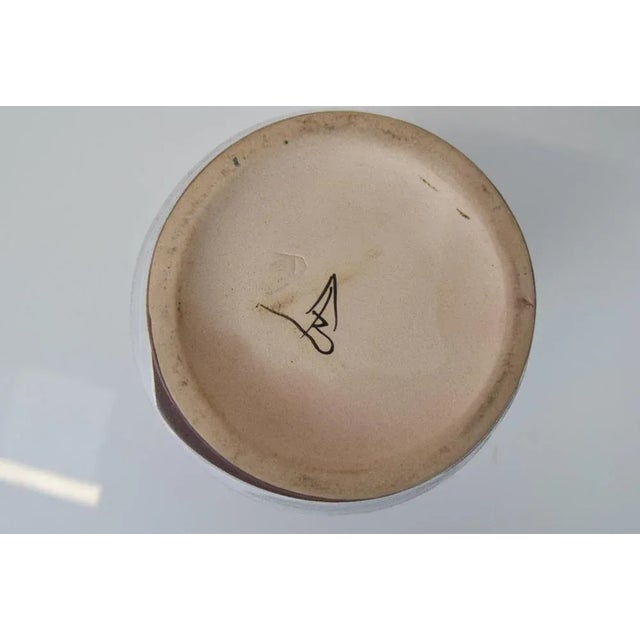 Brown Mid-Century Ceramic Vase, 1960s For Sale - Image 8 of 9