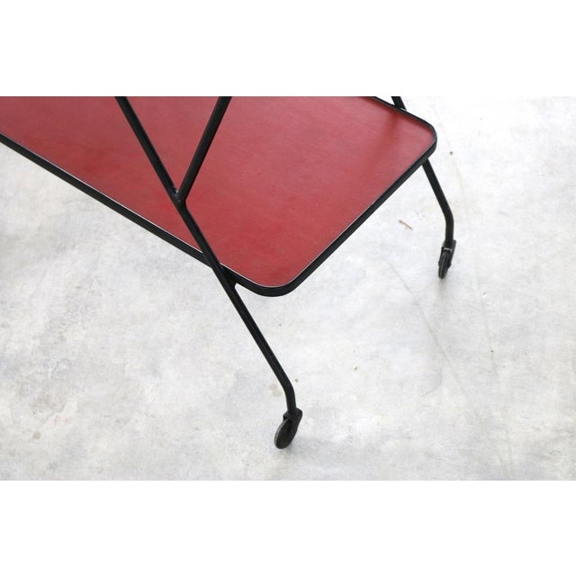 Metal Vintage Serving Trolley, 1960s For Sale - Image 7 of 9