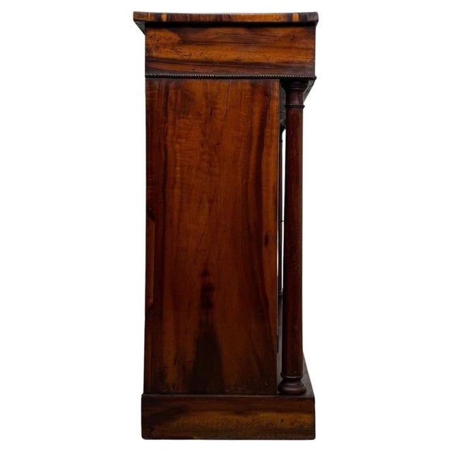 Wood Antique 19th Century Regency Mahogany Cupboard For Sale - Image 7 of 12