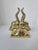 Striking brass bookends will light up your office shelf with their rich polished gold color. Highly reflective and...
