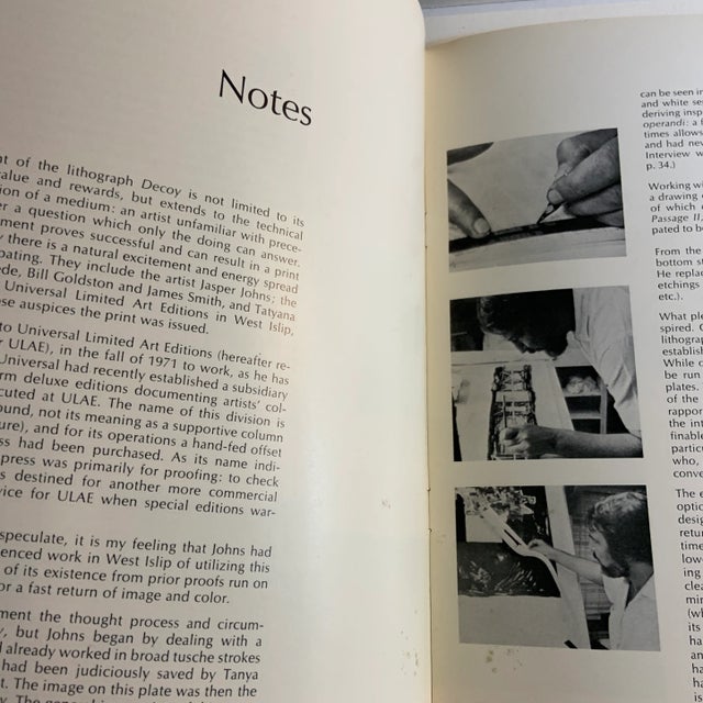 1972 Jasper Johns Decoy Print and Painting Book For Sale In New York - Image 6 of 9