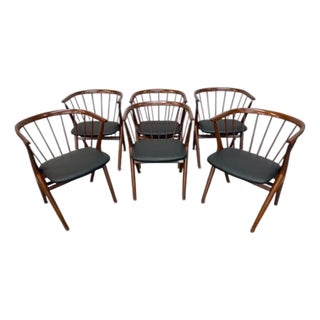 Mid-Century Danish Modern Sibast Furniture Teak Dining Chairs - Set of 6 For Sale