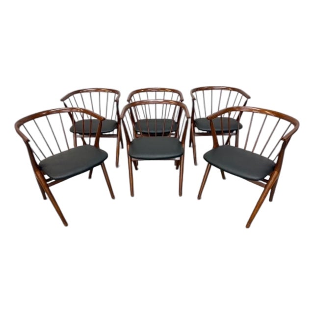 Mid-Century Danish Modern Sibast Furniture Teak Dining Chairs - Set of 6 For Sale