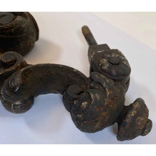 18th Century French Iron Door Knocker For Sale - Image 4 of 5