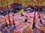 Oil Painting Frosty Evening in Winter Oleksiy Ivanyuk For Sale