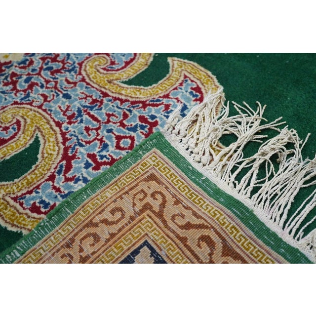 Textile Vintage Kerman Rug 9'1'' X 12'3'' For Sale - Image 7 of 11