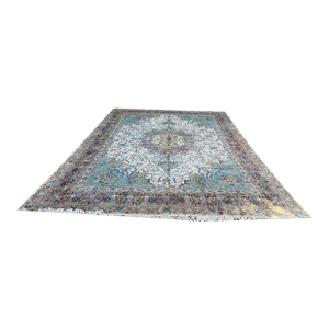 Astonishing 10' X 13' Silk & Wool 55 Raj Persian Tabriz Area Rug $3,699.00