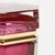 Hand-Blown Murano Box in Ruby With Brass Fittings For Sale - Image 4 of 8