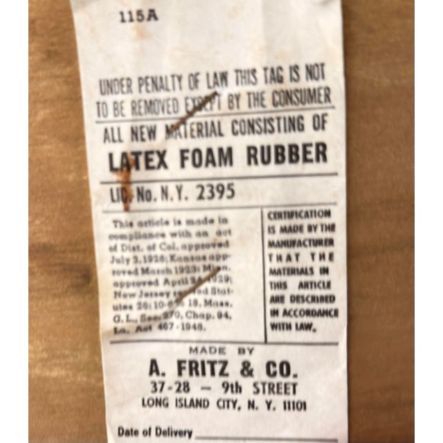 Vintage Brass & Velvet Folding Dining Chairs, Fritz & Co New York Banquet Chairs (Set of 6) For Sale - Image 4 of 6