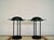 Art Deco 1980’s Postmodern Robert Sonneman Saturn Table Lamps - A Pair For Sale - Image 3 of 12