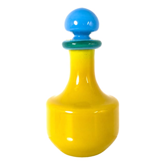 Art Glass Decanter by Erik Höglund, Sweden, 1960s For Sale