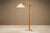 Wood Floor Lamp in Wood and Brass, Sweden, 1940s For Sale - Image 7 of 14