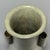Fine Chinese Longquan celadon arrow vase with classic tubular pierced handles on both sides. Covered in soft grey‑green...
