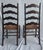 1960s Tell City Ladder Back, Rush Seat Chairs (Pair) For Sale In Dallas - Image 6 of 10