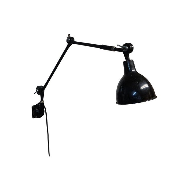 Vintage Industrial Articulated Wall Lamp, 1950s For Sale - Image 13 of 13