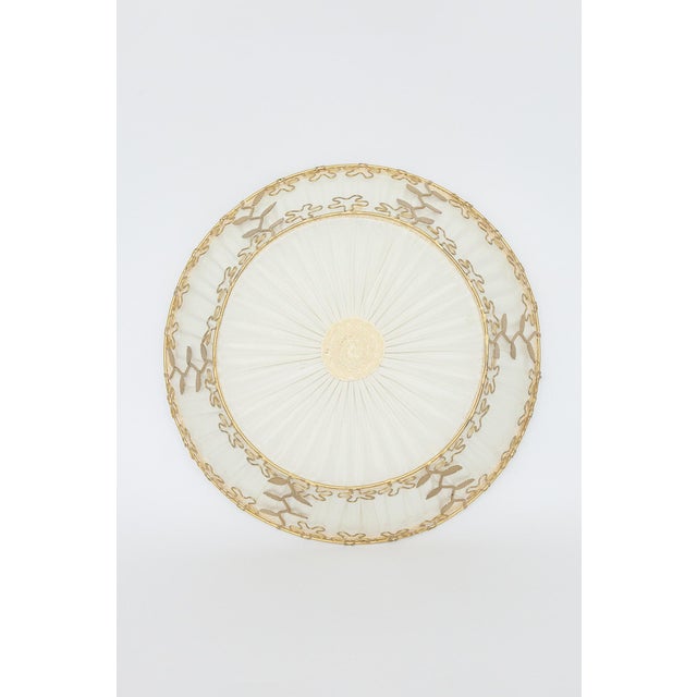 Swedish Modern Ceiling Lamp with Floral Elements, Sweden, 1940s For Sale - Image 15 of 16